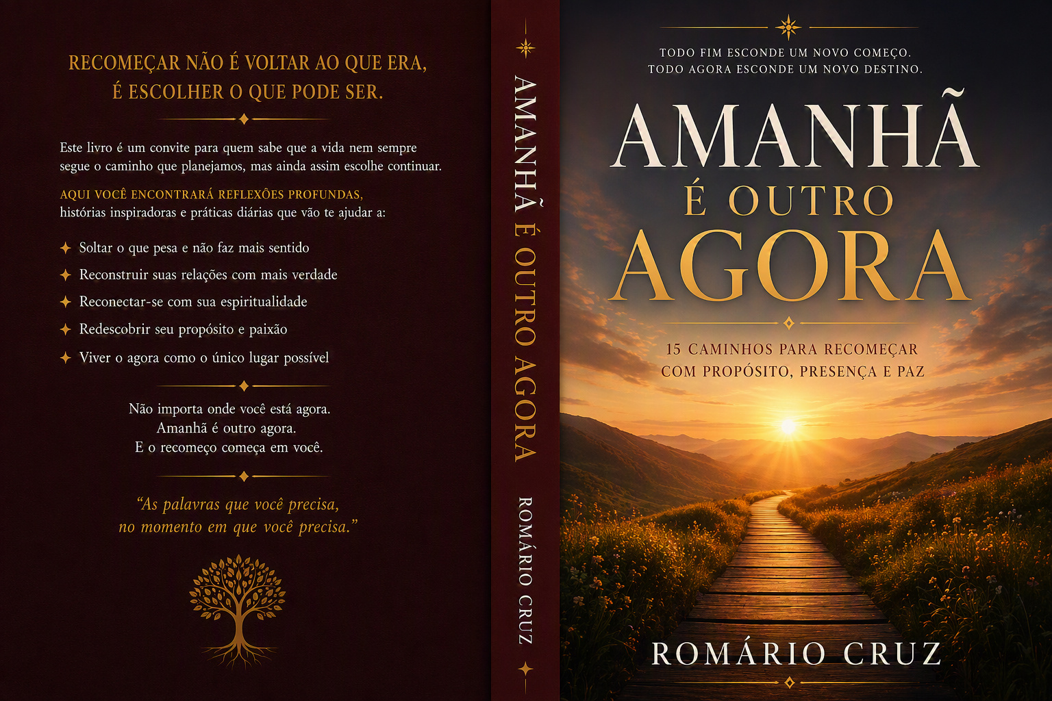 Capa do livro Amanhã É Outro Agora